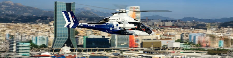The Airbus RACER introduces a new type of rotorcraft designed for a cleaner aviation future. © Airbus Helicopters SAS 2025