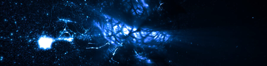 Incredibly small yet powerful particles called neutrinos could reveal how the universe works – and even why matter exists at all. © remotevfx.com, Shutterstock.com