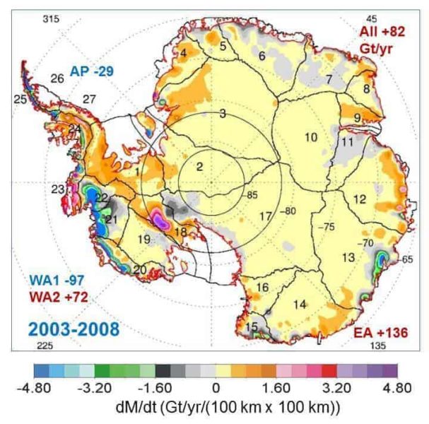 NASA study: Mass gains of Antarctic Ice Sheet greater than losses