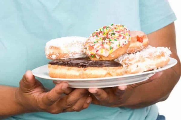 Plate of donuts