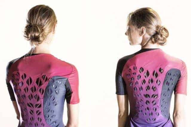 Researchers design moisture-responsive workout suit