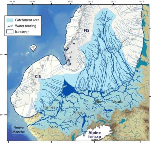 Collapse of the European ice sheet caused chaos