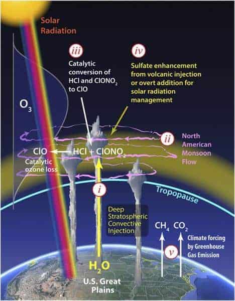 Increased risk of ozone loss over the United States in summer