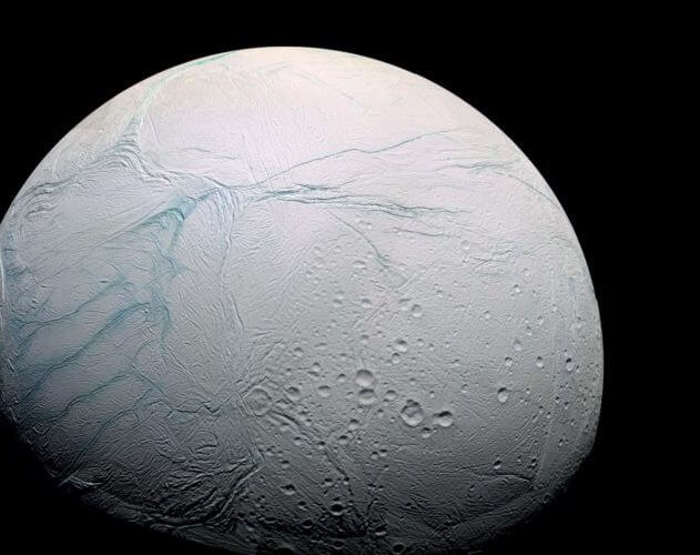 In a cosmic hit-and-run, icy Saturn moon may have flipped