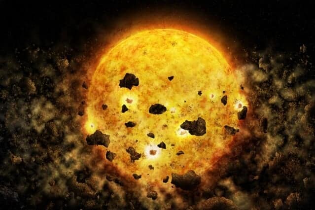 X-ray data may be first evidence of a star devouring a planet