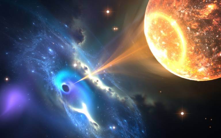 Black hole-neutron star collisions may help settle dispute over Universe&#8217;s expansion