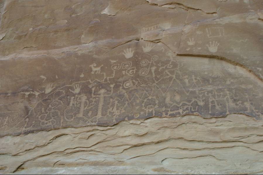 Petroglyphs at Mesa Verde National Park, Colorado (Christine Fry & Peter Russo)