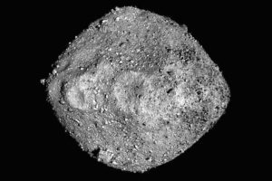 A mosaic image of the asteroid Bennu made by a NASA spacecraft, which was in close proximity of the asteroid for more than two years. Credits: NASA/Goddard/University of Arizona