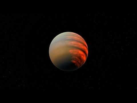 Newly discovered gas giant moving closer to its star