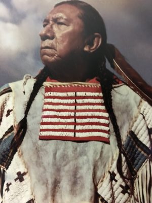 Sitting Bull's great-grandson Ernie Lapointe. Credit E. Lapointe