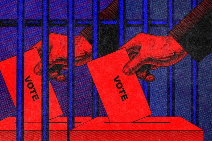 Where legal, voting by those in prison is rare, study shows