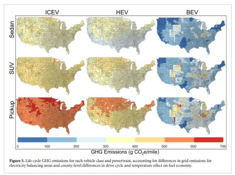 Greater greenhouse gas reductions for pickup truck electrification than for other light-duty vehicles