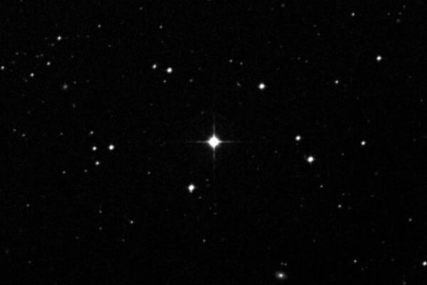 The star HD 222925 is a ninth-magnitude star located toward the southern constellation Tucana. Image credit: The STScI Digitized Sky Survey