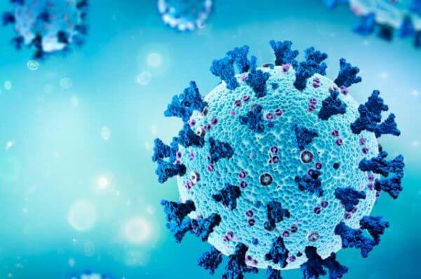 Covid vaccine illustration.