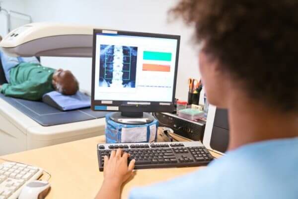 A bone density scan may also reveal late-life dementia risk.