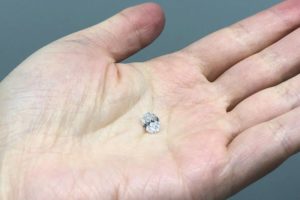 The diamond from Botswana revealed to the scientists that considerable amounts of water are stored in the rock at a depth of more than 600 kilometres. Photo: Tingting Gu, Gemological Institute of America, New York, NY, USA