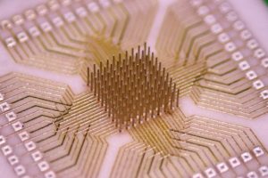 A fully customizable, 3D nano-printed, ultra-high-density microelectrode array
