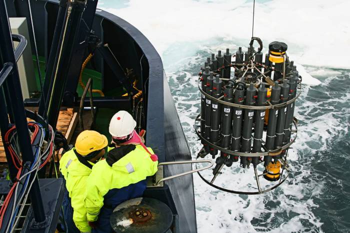 As early as the expedition in 2014 with the icebreaker Oden, the researchers could see that the sea ice coverage was greatly reduced in the Arctic.