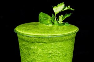 A green smoothie