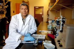 Pradeep Bhide, the Jim and Betty Ann Rodgers Eminent Scholar Chair of Developmental Neuroscience in the Department of Biomedical Sciences