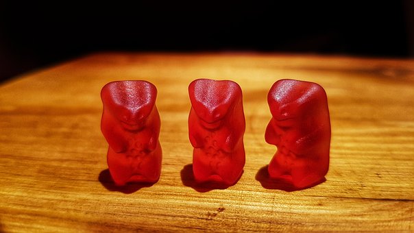 Red gummi bears