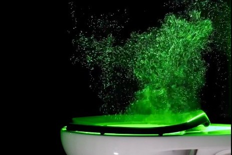 Scientists Shine Laser on What Spews Up When You Flush