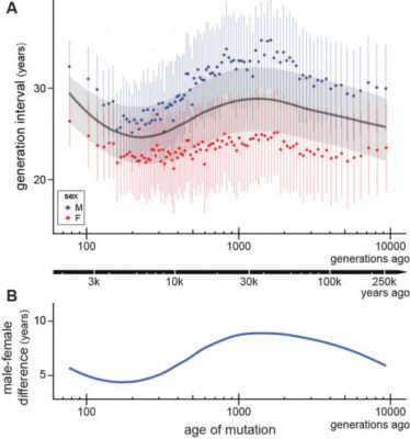 Fathers consistently older than mothers throughout human history