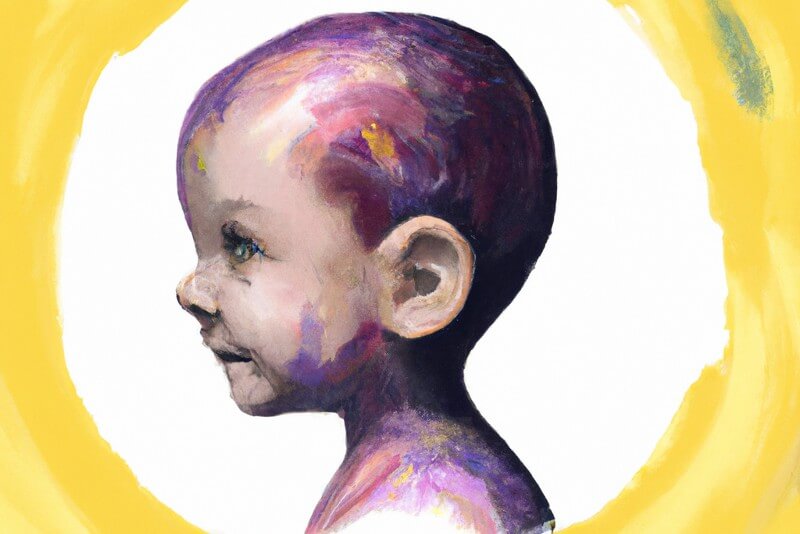 DALL·E 2023 03 23 08.58.58 an artistic painting representing the childhood cancer medulloblastoma