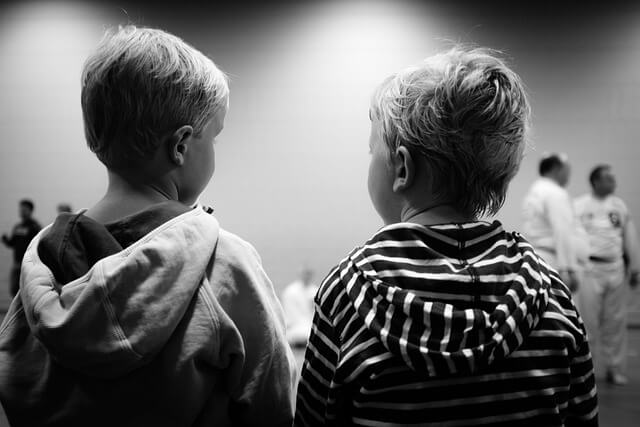 Two boys at preschool. Pixabay