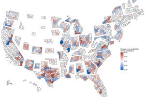 Gerrymandering map of the U.S.