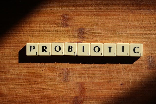 Scrabble pieces spelling PROBIOTIC. Credit Pixabay