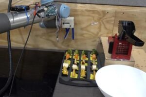 A robot cooking. Image courtesy University of Cambridge