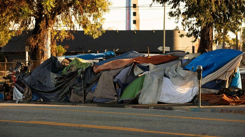 homeless tent city los angeles 1200