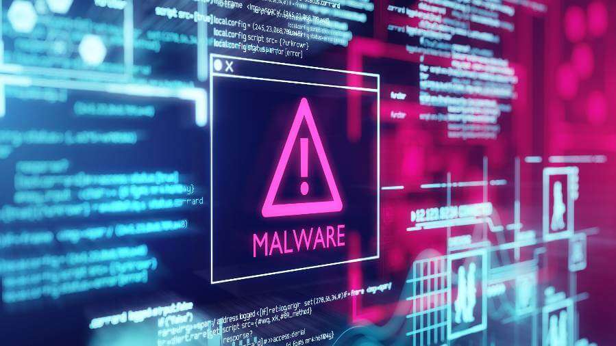 A malware warning on a futuristic computer screen. | Image: Getty Images