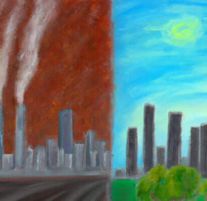 Smog painting