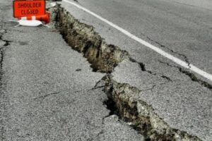 Damage after a powerful earthquake in New Zealand in 2011. Researchers at UT Austin are working to forecast earthquakes with artificial intelligence.