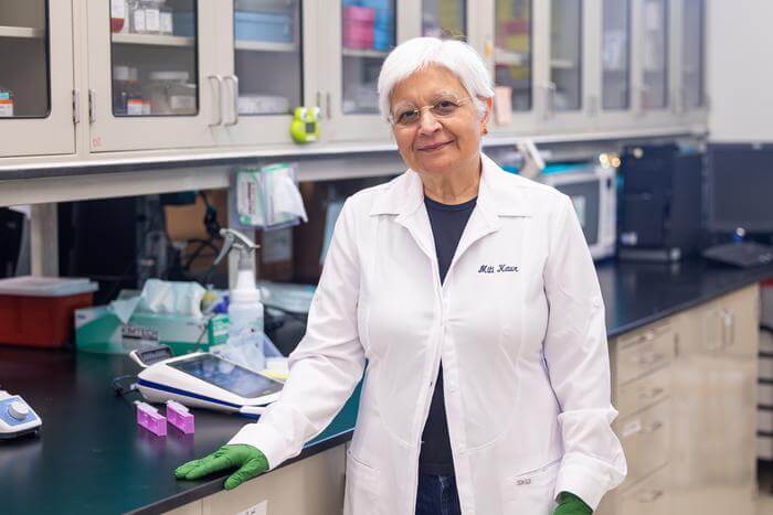 Dr. Amitinder Kaur, principal investigator and professor of microbiology and immunology at Tulane National Primate Research Center.
