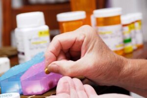 Americans born in 2019 can expect to spend nearly half their lives taking prescription drugs, according to a new study conducted by Jessica Ho, associate professor of sociology and demography at Penn State. Credit: jorgeantonio / Getty Images. All Rights Reserved.