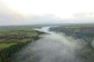 The Welsh countryside near the Coed Cochion Quarry, where the fossils were found. Picture: Anthony Clarke