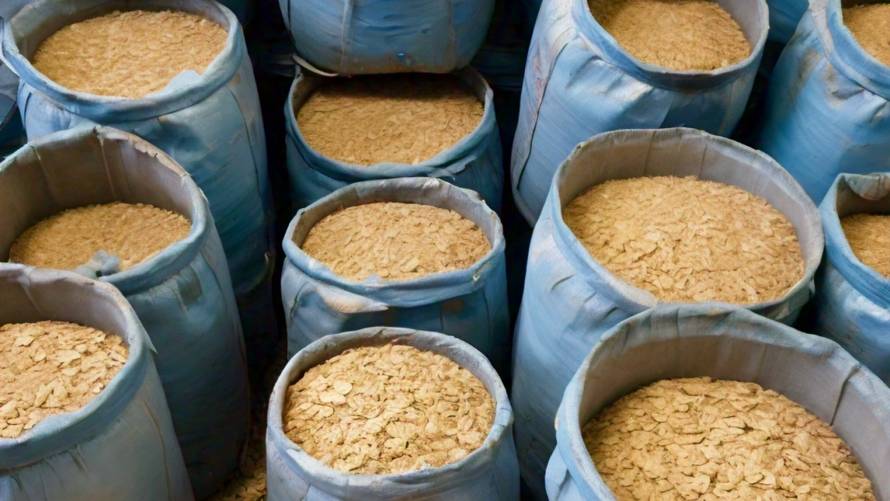 oats in barrels