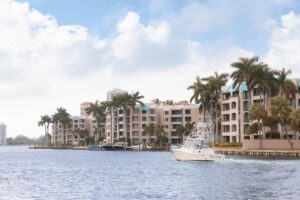 Waterfront of Palm Beach, Florida