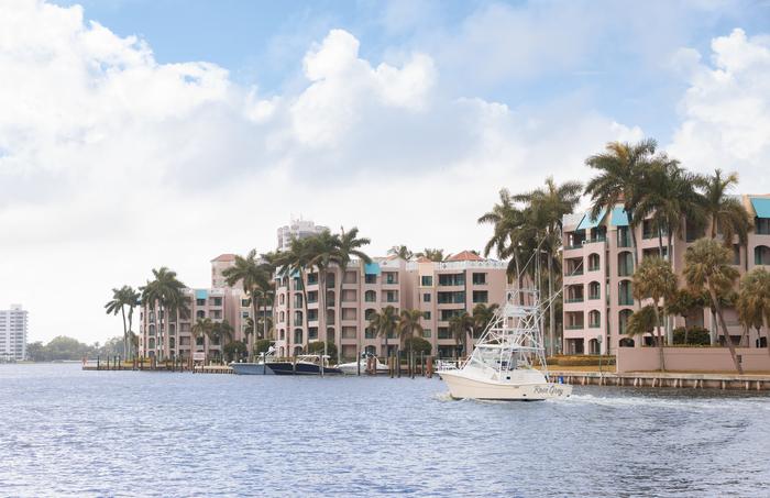 Waterfront of Palm Beach, Florida