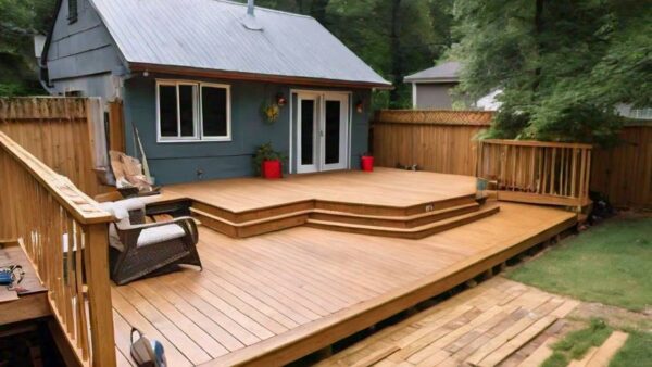 a backyard deck made of composite material...                    </div>

                    <div class=