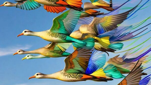 Aerodynamic Interactions Reveal Secret to Birds’ Synchronized Flight