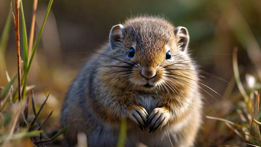 a depressed Prairie Vole