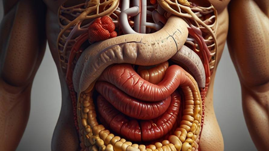 human digestive system illustration