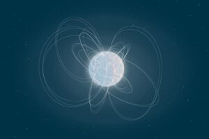 Artist's impression of a magnetar. Magnetars are the cosmic objects with the strongest magnetic fields ever measured in the Universe.