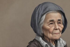 older Asian woman