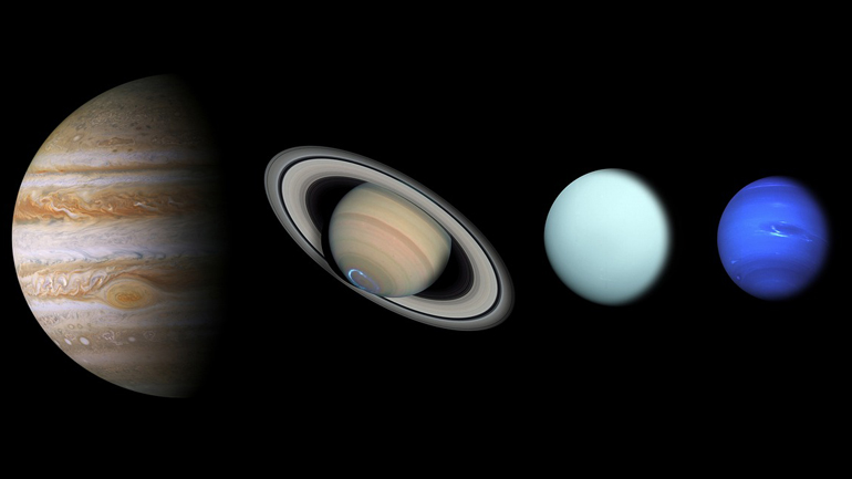 Our solar system's giant planets