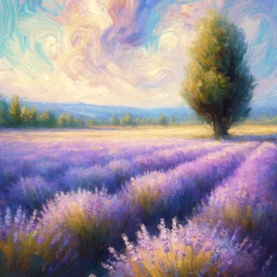 field of lavendar
